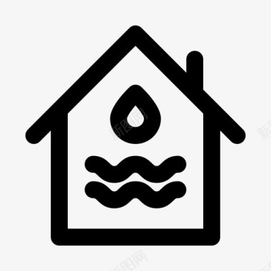 水保险保证承诺图标图标
