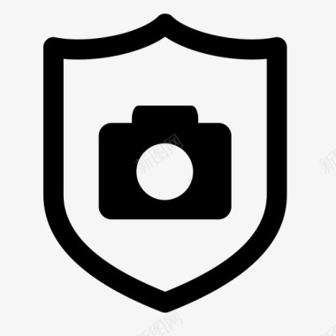 相机保证保险照片图标图标