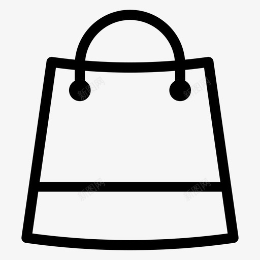 购物袋圣诞装饰图标svg_新图网 https://ixintu.com 假日 冬季 圣诞 圣诞图标 装饰 购物袋