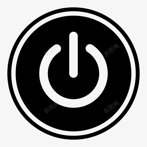 电源按钮启动关闭图标svg_新图网 https://ixintu.com 关闭 启动 启动图标 打开 电源按钮