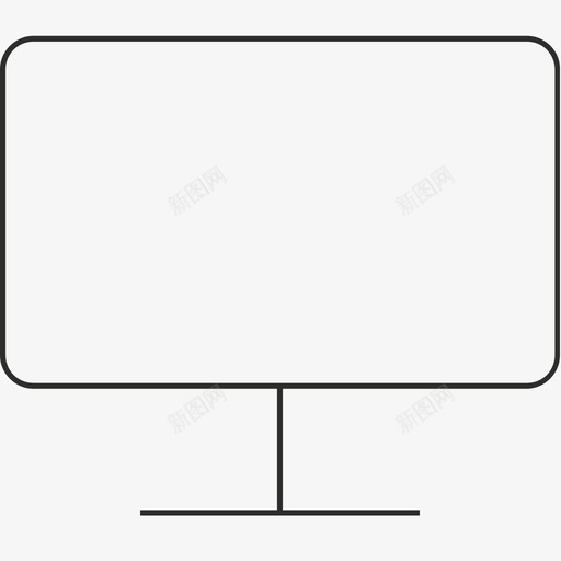 显示器电脑屏幕图标svg_新图网 https://ixintu.com thinky 屏幕 显示器 电脑