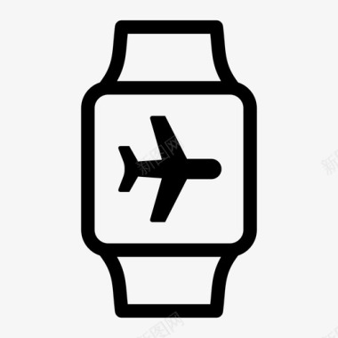 飞行模式苹果手表连接图标图标