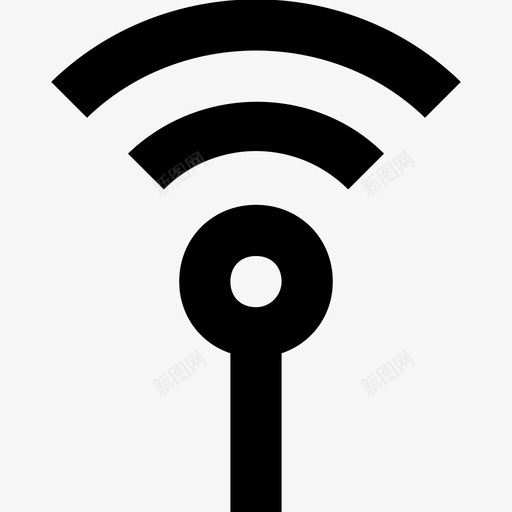 wifi天线通信wifi信号图标svg_新图网 https://ixintu.com wifi信号 wifi塔 wifi天线 无线天线 线路必备组件图标2 通信