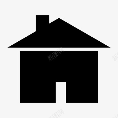 家庭建筑物大厦图标图标