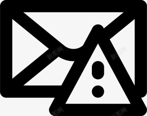 警告邮件通信交互图标图标
