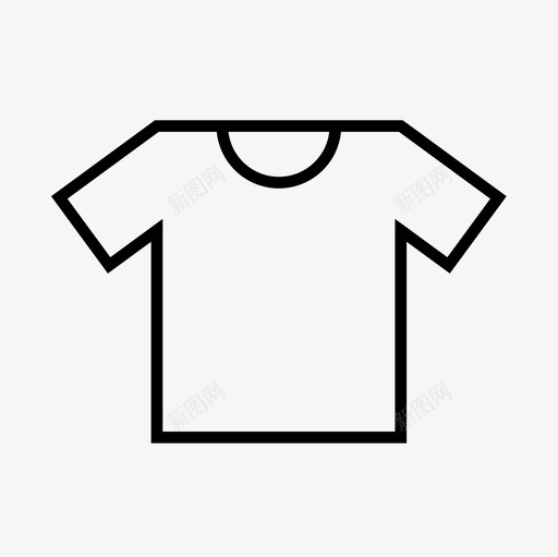 T恤布料细线图标集svg_新图网 https://ixintu.com T恤 布料细线图标集