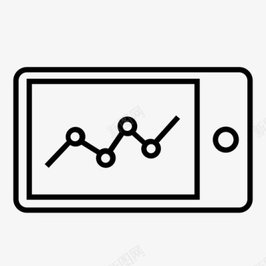 移动基金图表信息图标图标