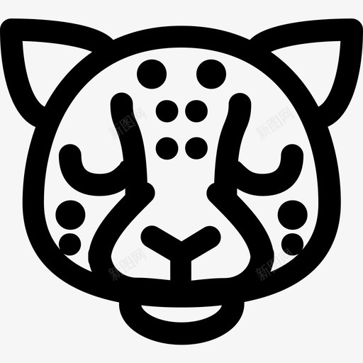 美洲豹动物哥伦比亚图标svg_新图网 https://ixintu.com 动物 哥伦比亚 热带 生态 生态系统 生物多样性 美洲豹