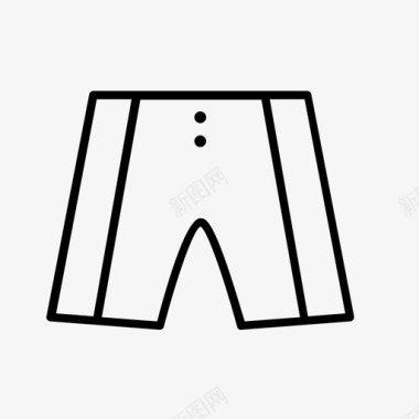 衣服拳击手裤子图标图标