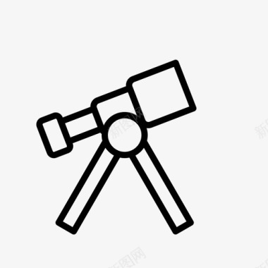 望远镜实验室透镜图标图标