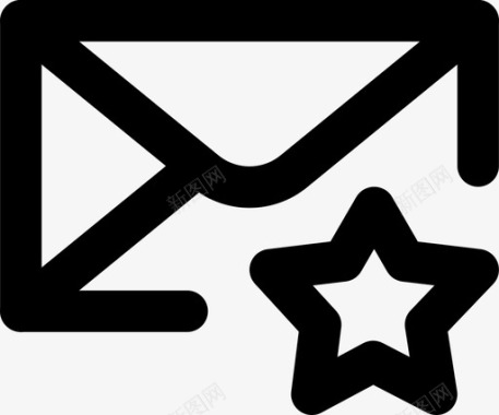 收藏夹邮件通信交互图标图标