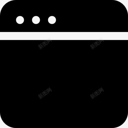 窗户黑色圆形方形界面符号bigmug实心填充图标svg_新图网 https://ixintu.com bigmug实心 填充 窗户黑色圆形方形界面符号