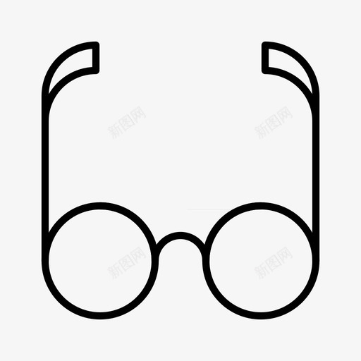 眼镜眼睛太阳镜图标svg_新图网 https://ixintu.com 太阳镜 眼睛 眼镜 简单