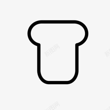 面包食物切片图标图标