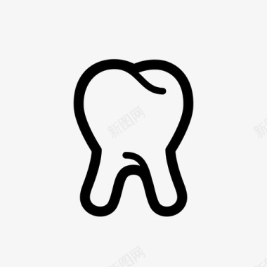 牙齿咬伤牙医图标图标