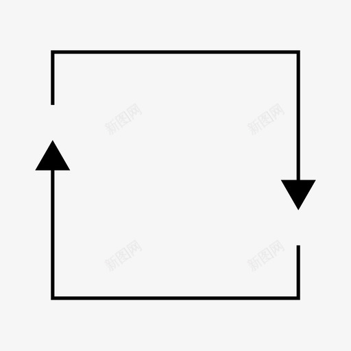 直角循环箭头方向循环箭头图标svg_新图网 https://ixintu.com 循环箭头 方向 直角循环箭头 重用