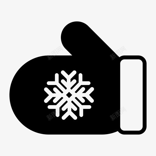 温暖的手套圣诞节寒冷图标svg_新图网 https://ixintu.com 冬天 圣诞节 寒冷 时尚 温暖的手套 美味的冬天雕文