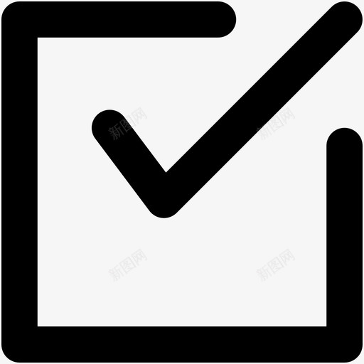 选中标记复选标记已批准图标svg_新图网 https://ixintu.com web和用户界面字体图标 勾号 勾选 复选标记 已批准 成功 选中标记
