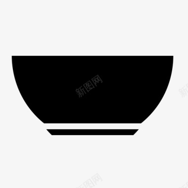 碗容器厨房图标图标