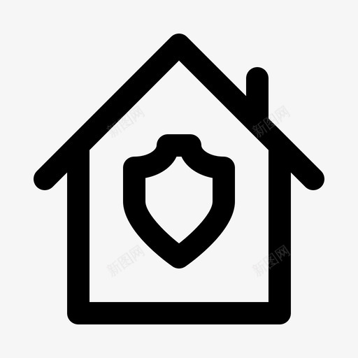 房子被保护保证保险图标svg_新图网 https://ixintu.com 保护 保证 保险 房子被保护 承诺