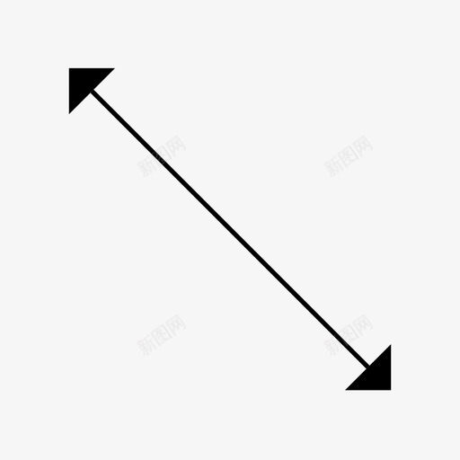 对角线双头箭头对角双头箭头箭头图标svg_新图网 https://ixintu.com 双头箭头 对角双头箭头 对角箭头 对角线双头箭头 方向 箭头