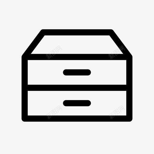 文件柜档案数据图标svg_新图网 https://ixintu.com 家具 数据 文件柜 档案