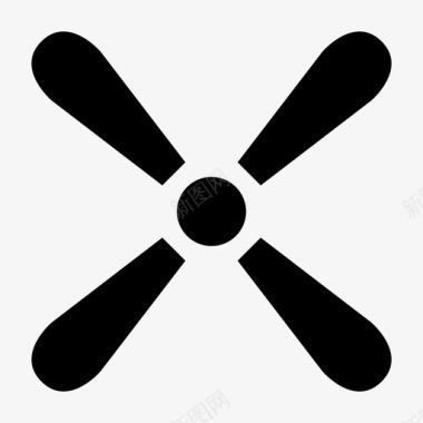 螺旋桨航空飞机图标图标