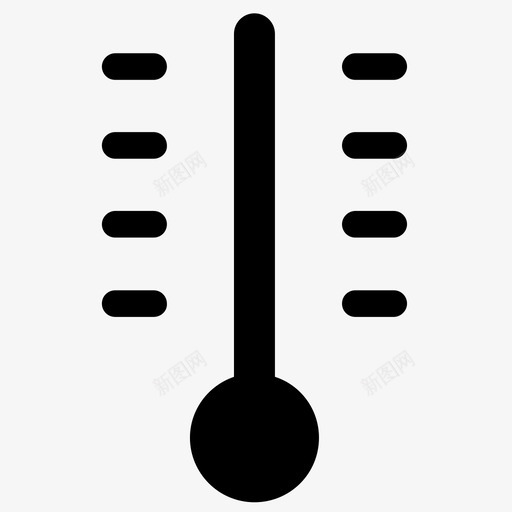 温度气候室温图标svg_新图网 https://ixintu.com 天气 室温 气候 温度 温度计 科学