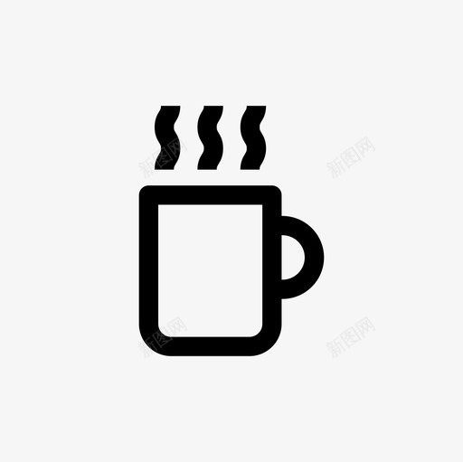 咖啡杯咖啡厅咖啡休息时间图标svg_新图网 https://ixintu.com 咖啡休息时间 咖啡厅 咖啡杯 咖啡轮廓图标集