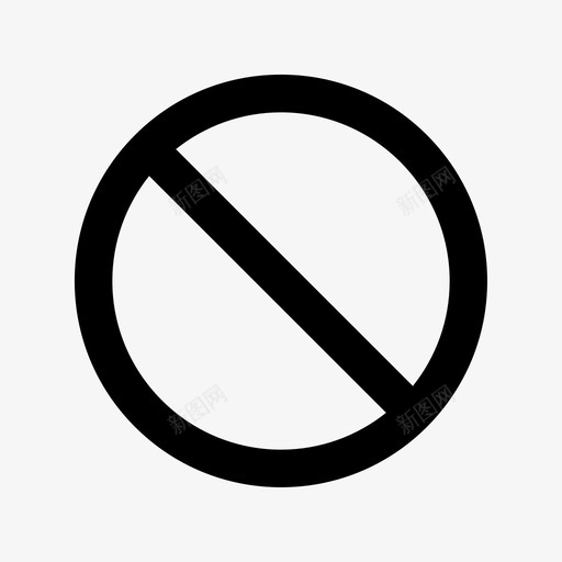 禁止阻止垃圾邮件图标svg_新图网 https://ixintu.com 垃圾邮件 禁止 阻止