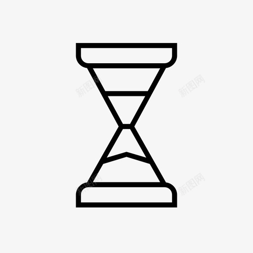 沙漏加载分钟图标svg_新图网 https://ixintu.com 个人版本 分钟 加载 时间 沙漏 等待