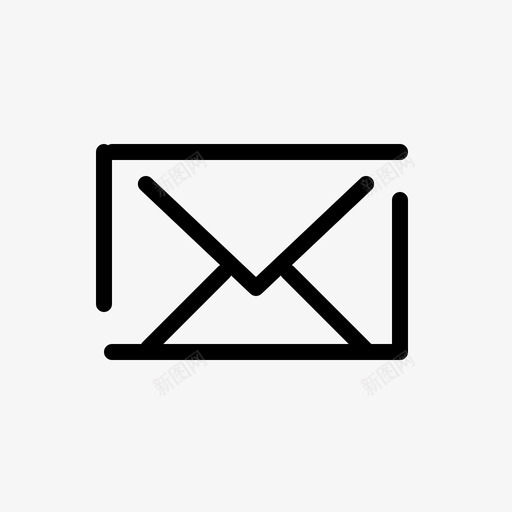 电子邮件信封信件图标svg_新图网 https://ixintu.com 信件 信封 新的各种图标 电子邮件 营销
