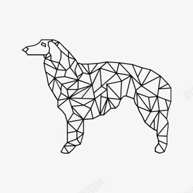 灰狗动物品种图标图标