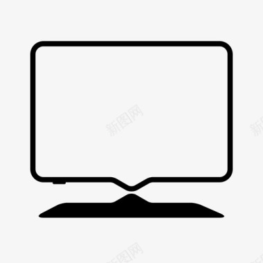 电视显示器电源图标图标