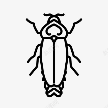 萤火虫动物虫子图标图标