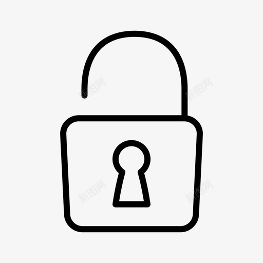 解锁良好解锁打开图标svg_新图网 https://ixintu.com 安全 打开 良好解锁 解锁