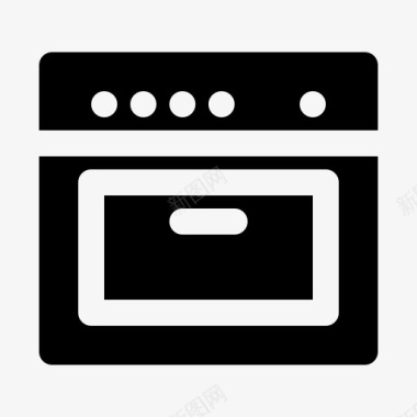 烤箱消费电子产品设备图标图标