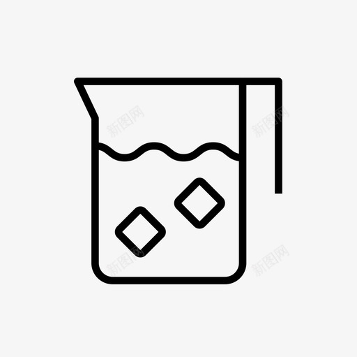 水罐饮料水壶图标svg_新图网 https://ixintu.com 水 水壶 水罐 食物细线图标集 饮料
