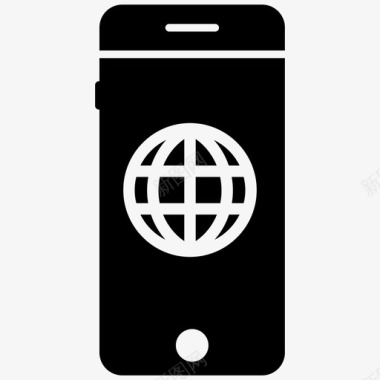 移动语言全球移动移动电话图标图标