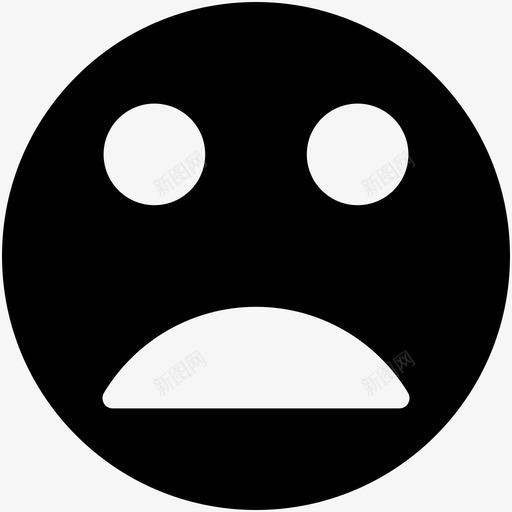 微笑表情面部表情感觉图标svg_新图网 https://ixintu.com 微笑表情 悲伤的笑脸 悲伤的脸 感觉 网页和用户界面字体图标 面部表情