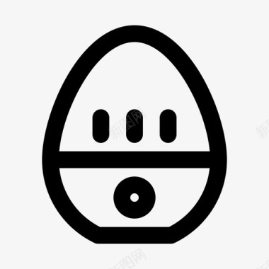 鸡蛋计时器时钟倒计时图标图标