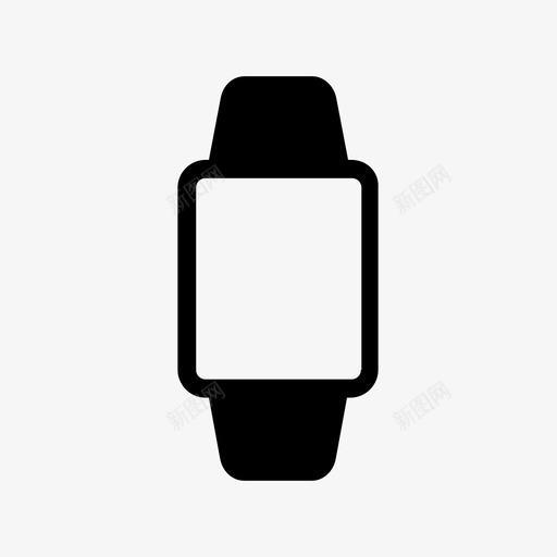 智能手表苹果手镯图标svg_新图网 https://ixintu.com 手镯 智能手表 苹果 设备响应