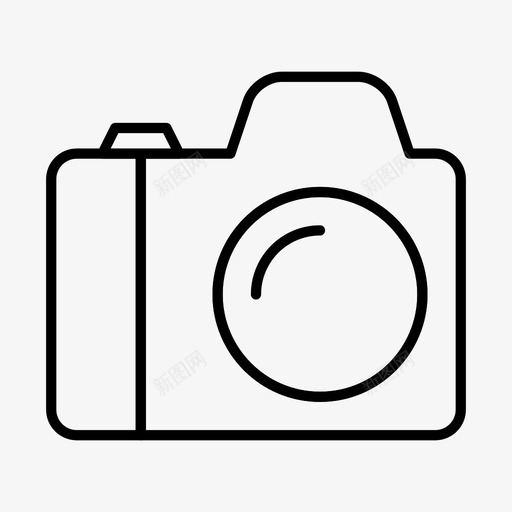 照相机图像照片图标svg_新图网 https://ixintu.com 图像 图片 摄影 照片 照相机 简单