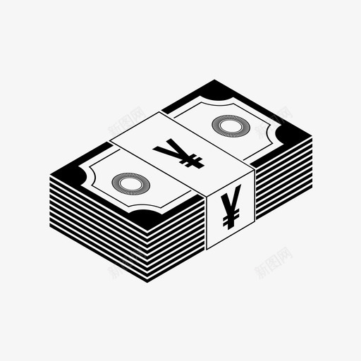 日元钞票现金钱图标svg_新图网 https://ixintu.com 日元钞票 现金 钱