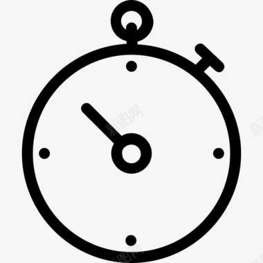 秒表计时器商业图标图标