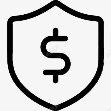 安全资金安全盾牌图标图标