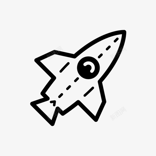 宇宙飞船火箭太空火箭图标svg_新图网 https://ixintu.com 太空火箭 宇宙飞船 火箭