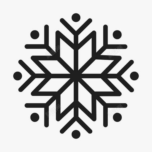 雪花雪球冬天图标svg_新图网 https://ixintu.com 冬天 圣诞套装 夜绽放 雪球 雪花