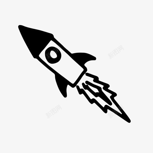 火箭飞船发射涂鸦图标svg_新图网 https://ixintu.com 发射 太空 涂鸦 火箭飞船 随机涂鸦