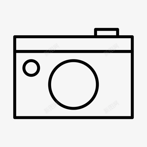 照相机图像照片图标svg_新图网 https://ixintu.com 图像 图片 摄影 照片 照相机 简单